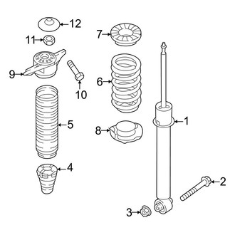 Hyundai OE - Rear Suspension - Shocks & Components (FWD)