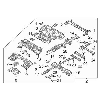 2022 Hyundai Santa Cruz Trunk & Tailgate Hardware — CARID.com