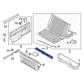 Hyundai OE - Rear Upper Truck Bed Panel