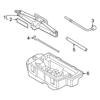 Hyundai OE - Rear Body & Floor - Jack & Components