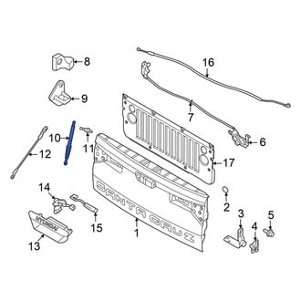 Hyundai OE - Tailgate Lift Support
