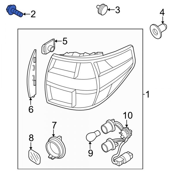 Tail Light Bolt