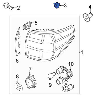 Hyundai OE - Tail Light Clip