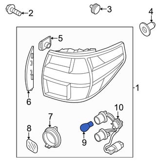 Hyundai OE - Rear Tail Light Bulb