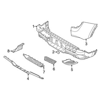 Hyundai OE - Rear Bumper - Bumper & Components (Bumper Cover & Trim)