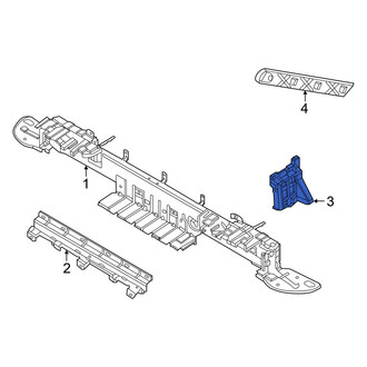 Hyundai OE - Rear Outer Bumper Cover Bracket