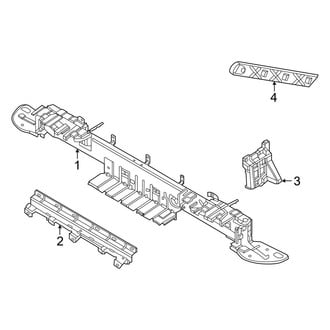 Hyundai OE - Rear Bumper - Bumper & Components (Bumper Support)