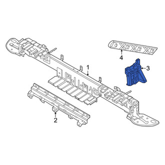 Hyundai OE - Rear Outer Bumper Cover Bracket