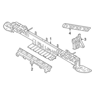 Hyundai OE - Rear Bumper - Bumper & Components (Bumper Support), (Limited / SE / SEL / SEL Activity)