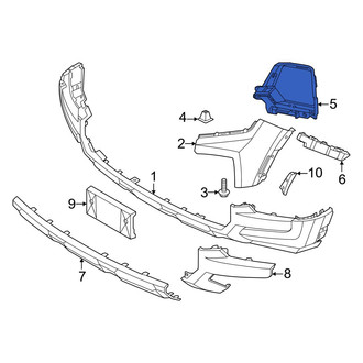 Hyundai OE - Front Left Headlight Bezel