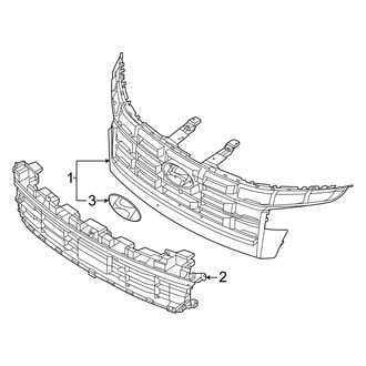 Hyundai OE - Front Bumper & Grille - Grille & Components