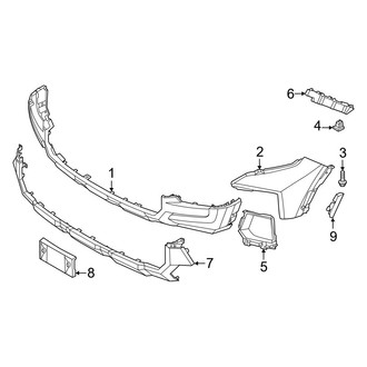 Hyundai OE - Front Bumper & Grille - Bumper & Components (Bumper Cover & Trim), (XRT)