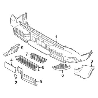 Hyundai OE - Rear Bumper - Bumper & Components (Bumper Cover & Trim), (XRT)