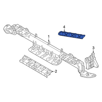 Hyundai OE - Rear Right Bumper Guide