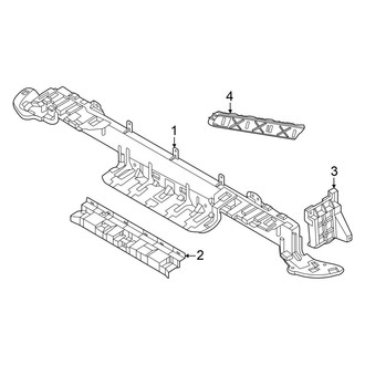 Hyundai OE - Rear Bumper - Bumper & Components (Bumper Support), (XRT)