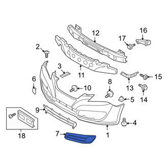 Hyundai OE - Front Center Lower Grille