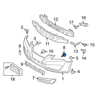 Hyundai OE - Grille Screw