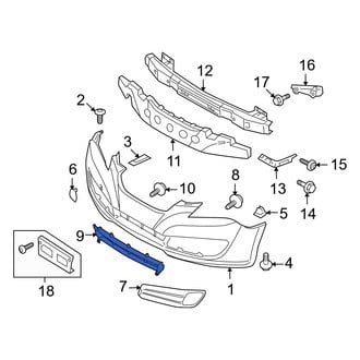 Hyundai OE - Front Center Lower Grille
