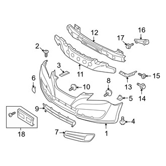Hyundai OE - Front Bumper - Bumper & Components