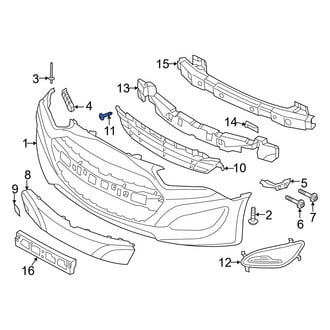 Hyundai OE - Grille Screw