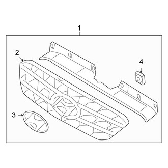 Hyundai OE - Grille & Components