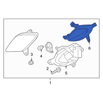 Hyundai OE - Front Left Fog Light Trim