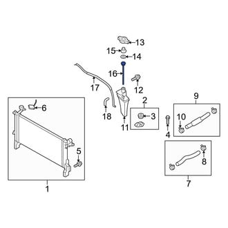 Hyundai OE - Engine Coolant Reservoir Hose