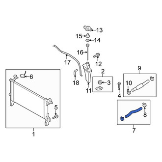 Hyundai OE - Upper Radiator Coolant Hose