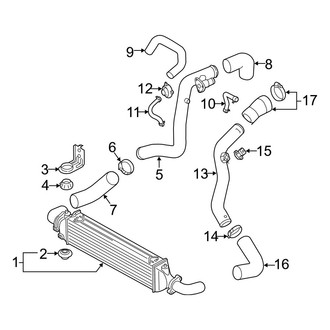 Hyundai OE - Cooling - Intercooler (2.0L)