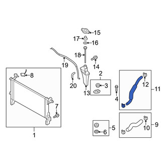Hyundai OE - Lower Radiator Coolant Hose