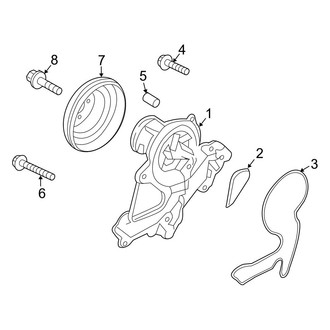 Hyundai OE - Cooling - Water Pump (3.8 Grand Touring / 3.8 R-Spec / 3.8 Track)