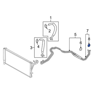 Hyundai OE - Automatic Transmission Oil Cooler O-Ring