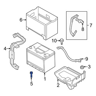 Hyundai OE - Battery Hold Down Bolt