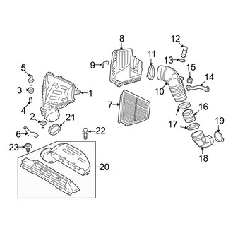 Hyundai OE - Engine - Air Intake (2.0L)