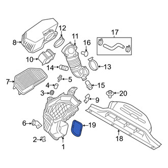 Hyundai OE - Engine Air Intake Hose Seal