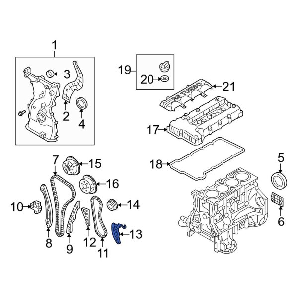 Engine Timing Chain Tensioner