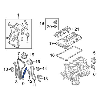 Hyundai OE - Engine Timing Chain Guide