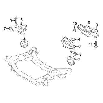 Hyundai OE - Engine & Transmission Mounting (2.0L)