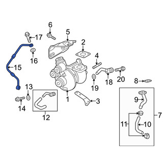 Hyundai OE - Turbocharger Oil Line