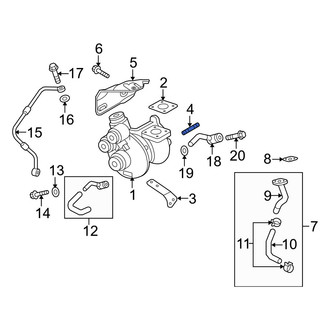 Hyundai OE - Turbocharger Stud