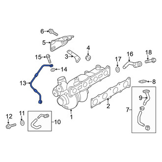 Hyundai OE - Turbocharger Oil Line