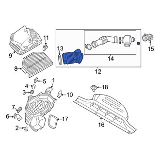 Hyundai OE - Engine Air Intake Hose