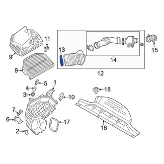 Hyundai OE - Engine Air Duct Clamp