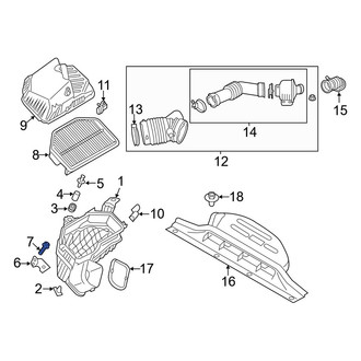 Hyundai OE - Upper Air Filter Housing Bolt