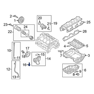 Hyundai OE - Engine Oil Pump Bolt