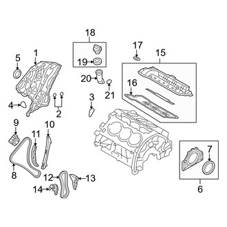 Hyundai OE - Engine - Valve & Timing Covers