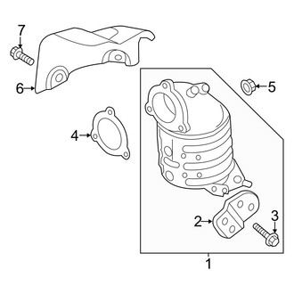 Hyundai OE - Exhaust System - Exhaust Manifold (2.0L)