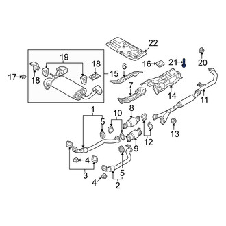 Hyundai OE - Exhaust System Hanger Bolt