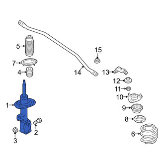 Hyundai OE - Front Right Suspension Strut