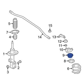 Hyundai OE - Front Suspension Strut Bearing